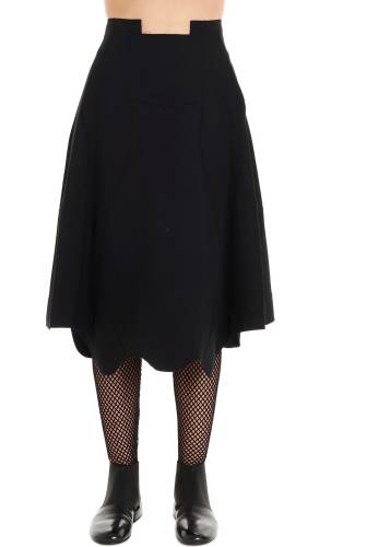 Comme Des Garçons wool skirt black