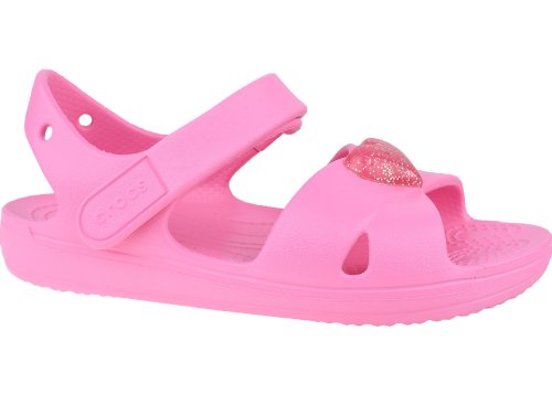 Crocs classic cross-strap sandal k pink