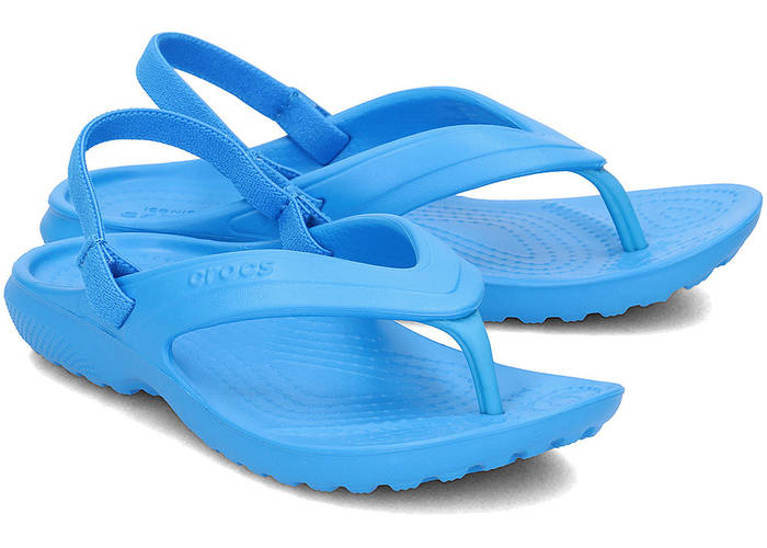 Crocs classic flip niebieski