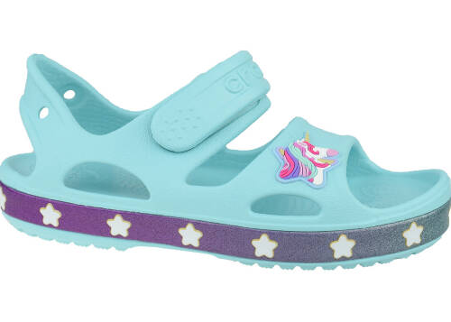Crocs fun lab unicorn charm sandal k blue