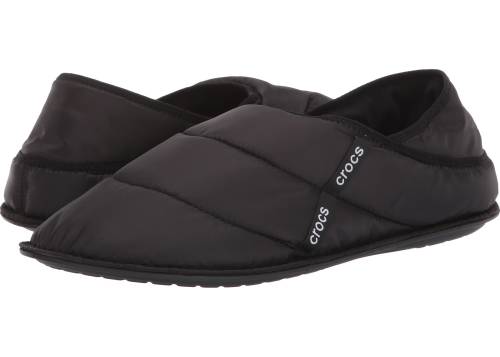 Crocs neo puff slipper black