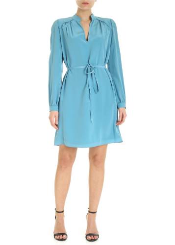 Diane Von Furstenberg glenda dress in light blue light blue