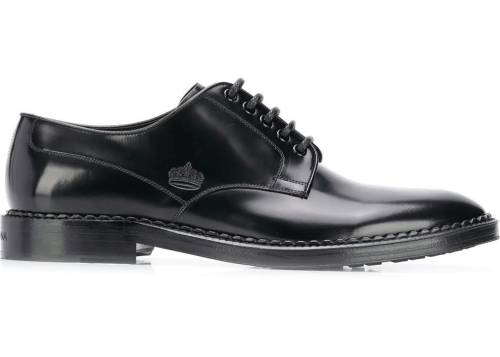 Dolce & Gabbana leather lace-up shoes black
