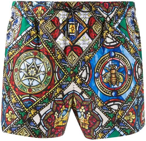 Dolce & Gabbana polyester trunks multicolor
