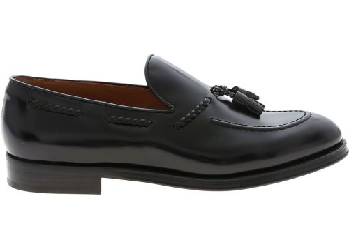 Doucals Doucal's black loafers with tassels black