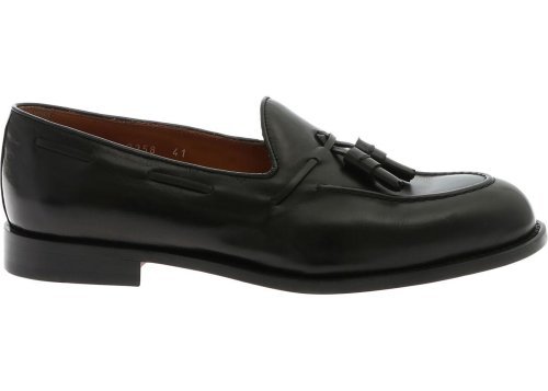 Doucals Doucal's classic loafers in black with tassels black