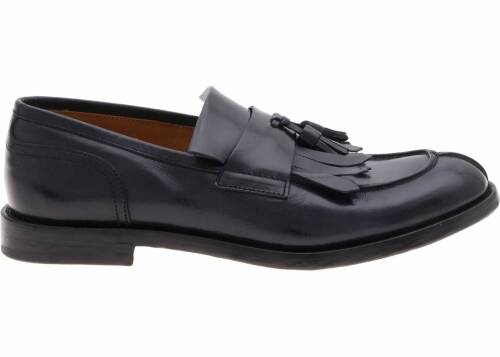 Doucals Doucal's loafers in blue with tassels blue