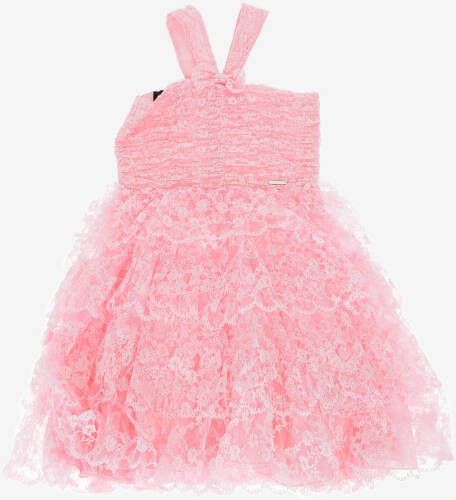 Dsquared2 Kids laced dress pink