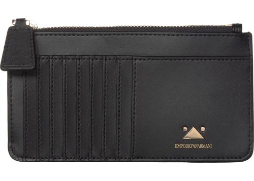 Emporio Armani long credit card holder black