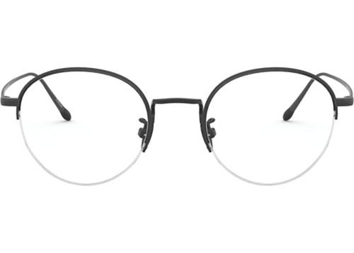 Emporio Armani metal glasses black