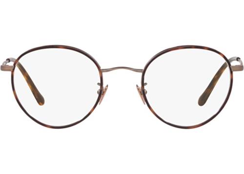 Emporio Armani metal glasses brown