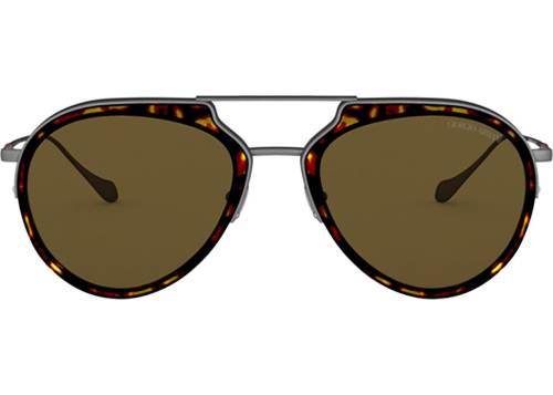 Emporio Armani metal sunglasses brown