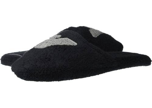 Emporio Armani sponge slippers black
