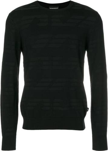 Emporio Armani viscose sweater black