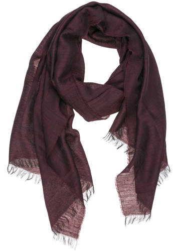 Emporio Armani wool scarf red