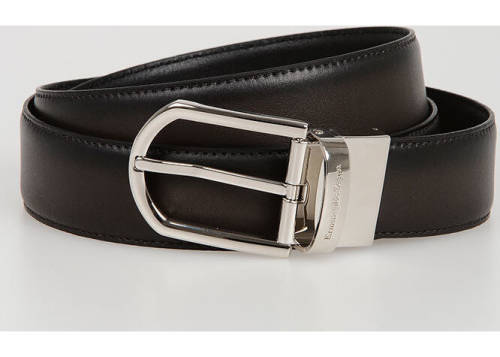 Ermenegildo Zegna 30mm leather belt brown