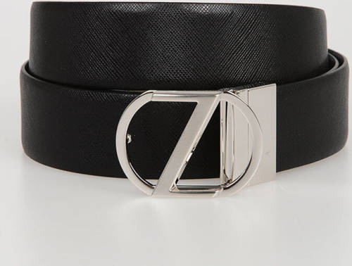 Ermenegildo Zegna 35mm leather belt black