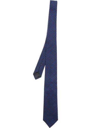 Ermenegildo Zegna blue tie with polka dot pattern blue