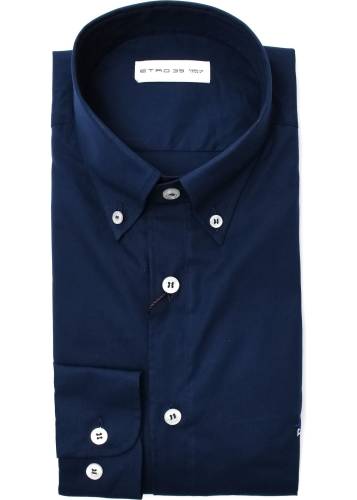 Etro cotton shirt blue