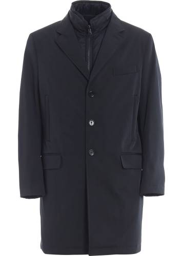 Fay polyester coat blue