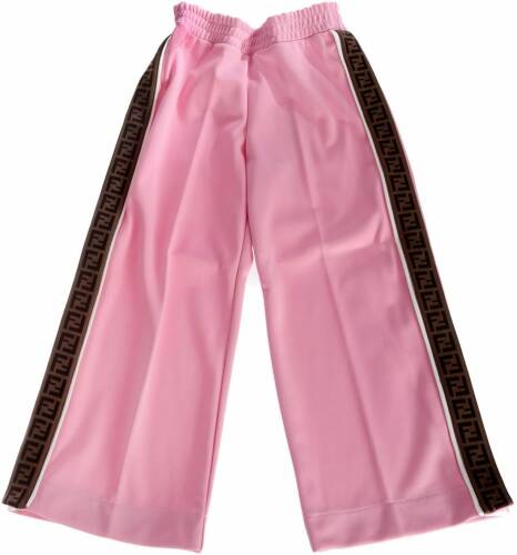 Fendi Kids unisex sweat pants in pink pink