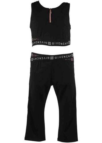 Givenchy black jumpsuit with logo black