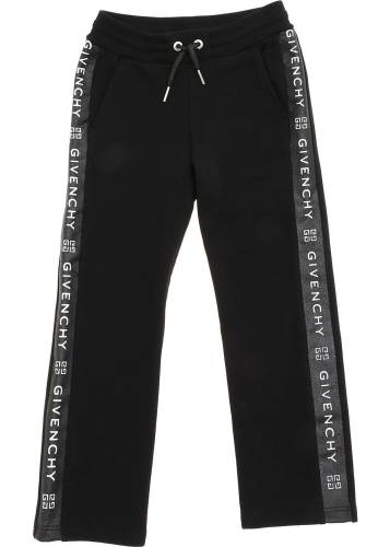 Givenchy black tracksuit pants with logo bands black