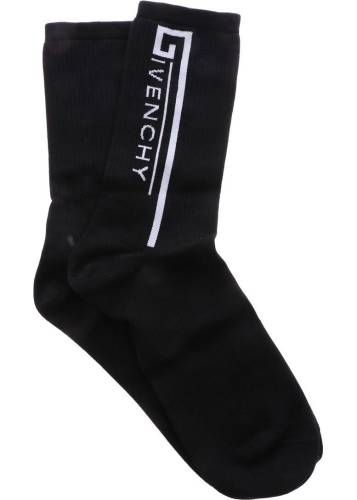 Givenchy Givenchy logo socks in black black