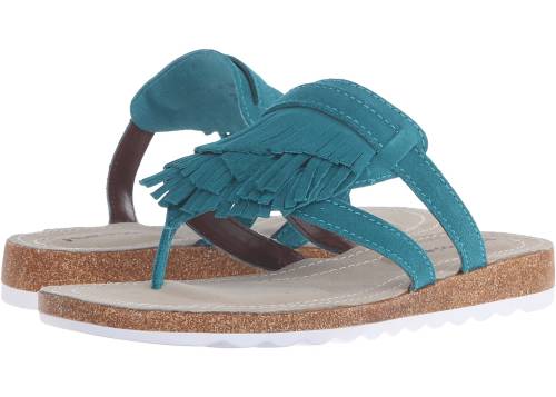 Hush Puppies bryson jade turquoise suede