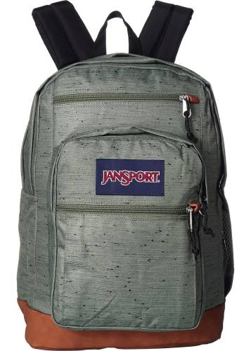 Jansport cool student muted green plain weave