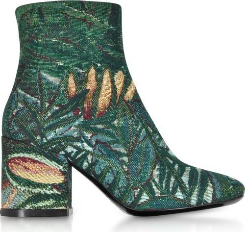 Kenzo fabric ankle boots green