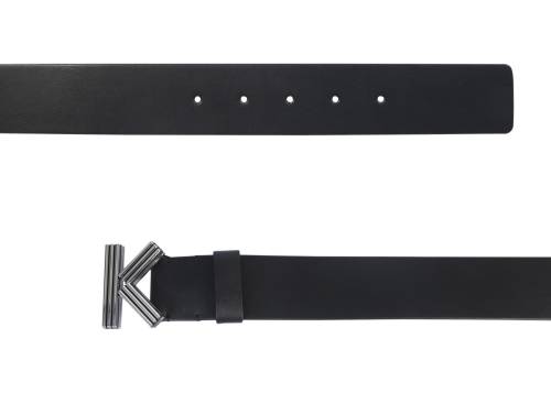 Kenzo large leather belt black