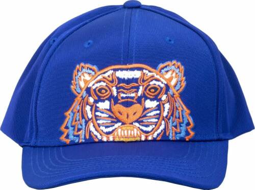 Kenzo tiger cap in electric blue blue