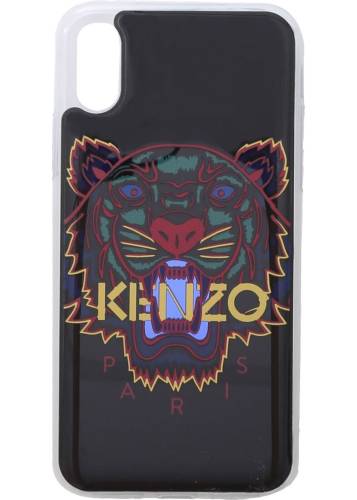 Kenzo tiger cover in black for i phone x and xs black