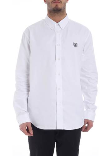 Kenzo tiger crest white shirt white
