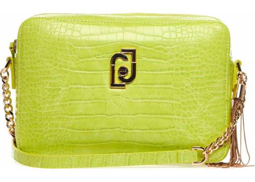 Liu Jo crossbody bag in reptile-look green