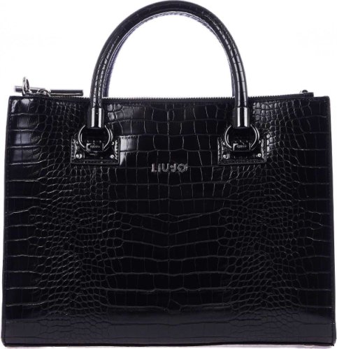 Liu Jo hand bag in reptile look black