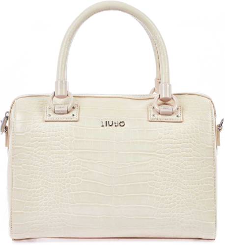 Liu Jo hand bag in reptile look white