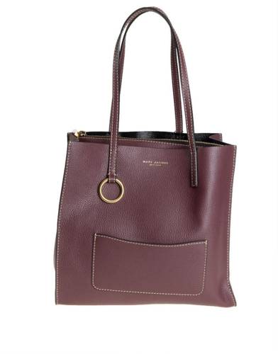 Marc Jacobs hammered leather bag purple