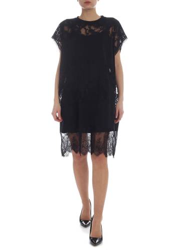 Mcq Alexander Mcqueen mcq dress in black with lace inserts black