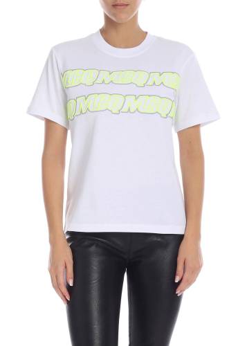 Mcq Alexander Mcqueen white t-shirt with mcq embroidery white