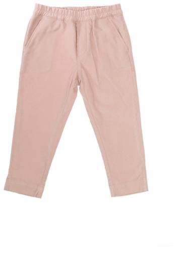 Moncler Kids cotton trousers pink