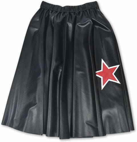 Monnalisa skirt featuring star patch in black black
