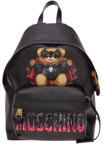 Moschino backpack travel black