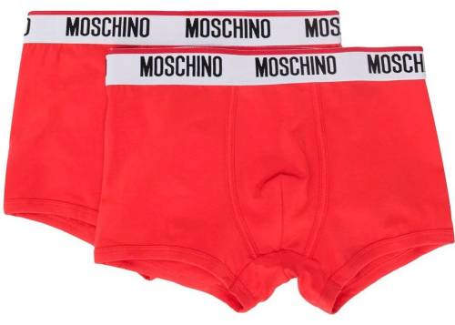 Moschino cotton boxer red