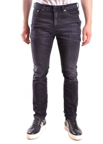 Neil Barrett cotton jeans grey