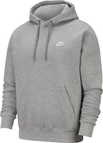 Nike club hoodie po bv2654 gri