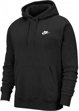 Nike club hoodie po bv2654 negre