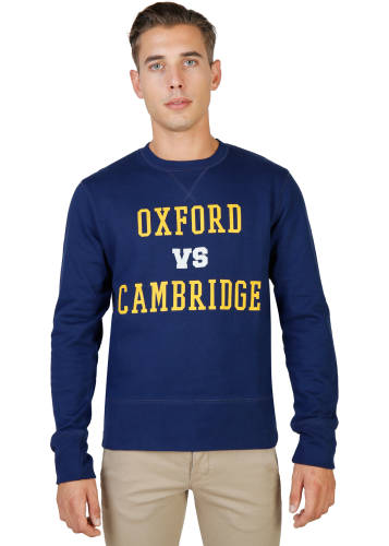 Oxford University oxford-fleece-crewneck blue