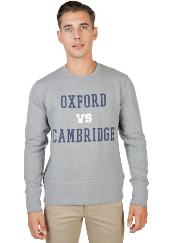 Oxford University oxford-fleece-crewneck grey